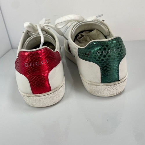 Gucci Ace leather sneakers used, size EU 40, white