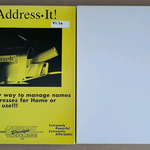 Address-It (Amiga) like new, complete in box