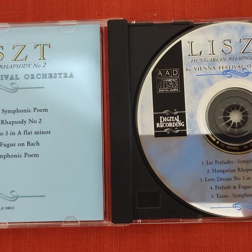 Liszt Hungarian Rhapsody No 2 CD like new, classical
