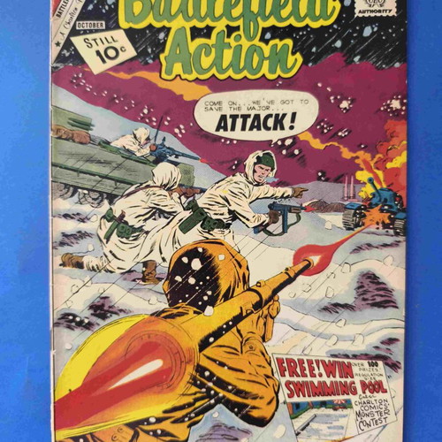 Battlefield Action comic used, grade VG/FN