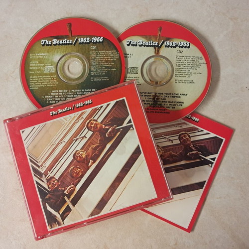The Beatles 1962-1966 and 1967-1970 4xCD EMI Apple compilation fat box