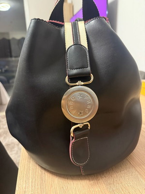 FRNC backpack bag used, black and blue