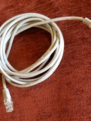 System Cable UTP CAT 5E 4 Pairs 26AWG Stranded 3m used cable
