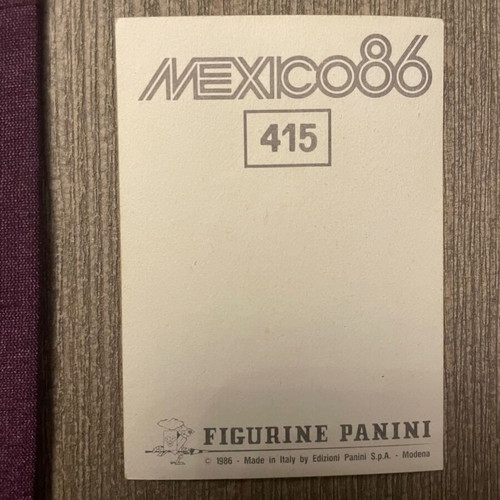 Panini Mexico 86 nr 415 Lineker new rare collectible
