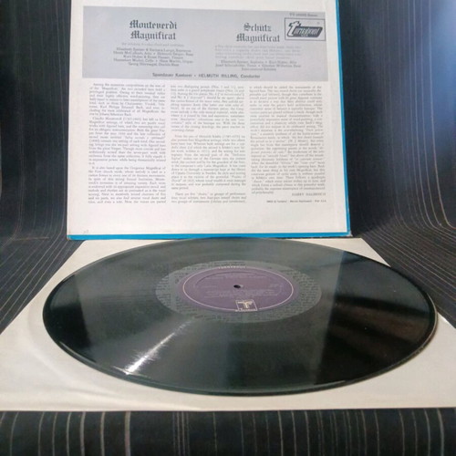 Claudio Monteverdi Magnificat vinyl record used in good condition