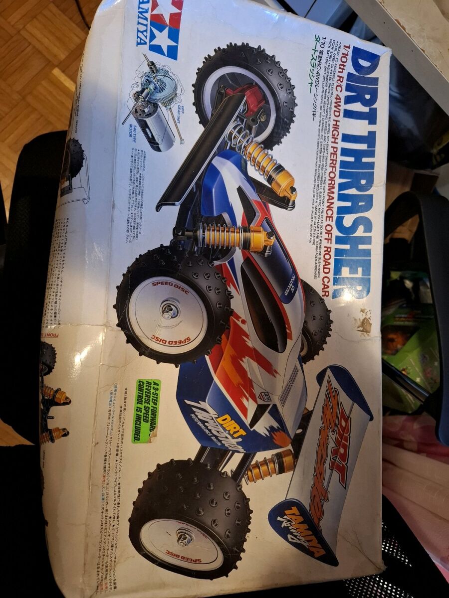 TAMIYA DIRT THRASHER 1/10 TAMIYA VINTAGE RC DIRT THRASHER 1/10