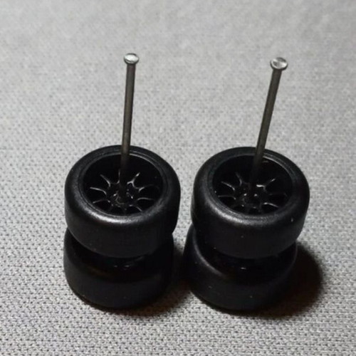 Hot Wheels 1/64 Real Riders black wheels new