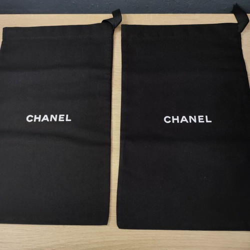 Chanel dustbags and empty shoe box used, protective storage cases