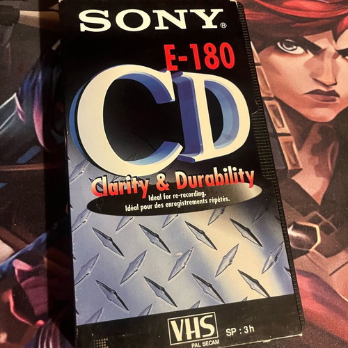 Sony VHS cleaning cassette used