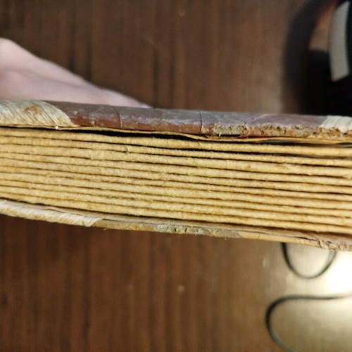 Photo album used with bamboo pages from Milos