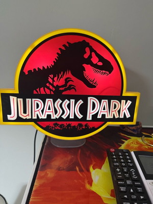 Jurassic Park table lamp like new