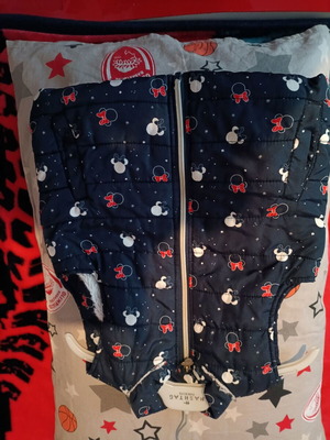 Minnie sleeveless jacket used without hood for 3-4 years old