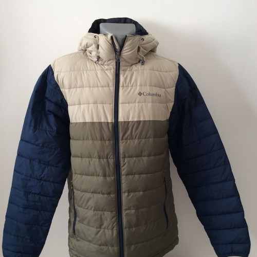 Columbia Powder Lite Hooded Jacket size S like new, khaki