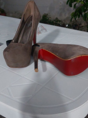 Women's high heel shoes 15cm like new, size 41, brown