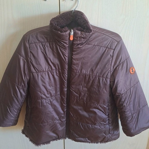 Save The Duck double face jacket like new, size S, brown-red