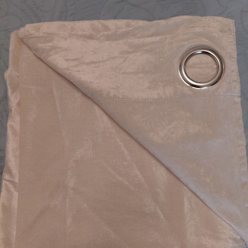 Zara Home curtain chenille fabric premium, like new, beige cream