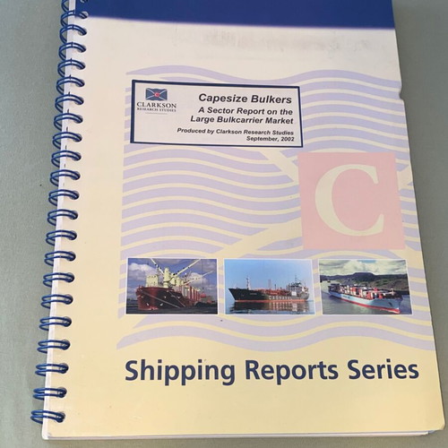 Capesize Bulkers Sector Report by Clarkson Research Studies 2002 like new