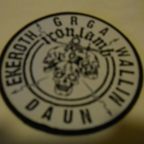 Iron Lamb wooven patch new