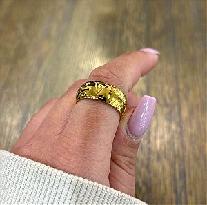louis vuitton ring gold δαχτυλιδι χρυσο 8ρι και 9ρι