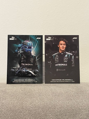 Σετ καρτών George Russell Mercedes-AMG Petronas Formula 1 Topps Lights Out