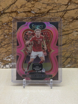 2025-26 Panini Select Road to FIFA World Cup Morten Hjulmand Mezzanine Pink Prizm /99