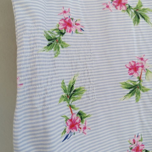 Marks & Spencer Blue Floral Peplum Top like new, size S