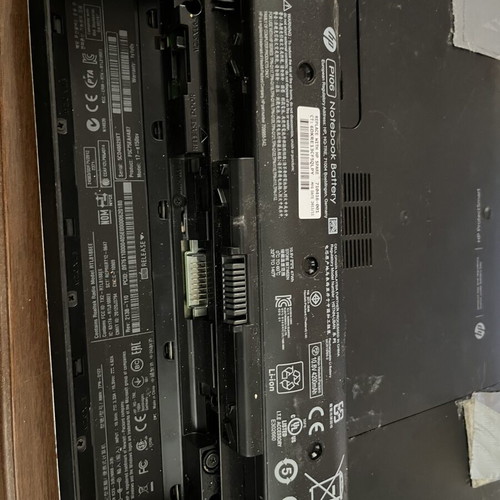 Hp laptop used for spare parts without charger