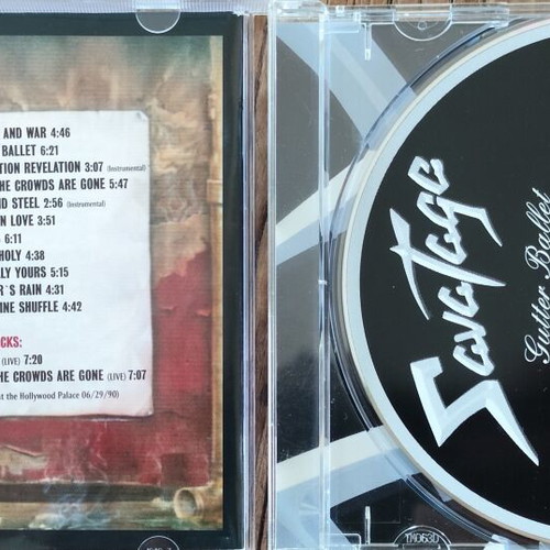 Savatage Gutter Ballet CD like new, metal
