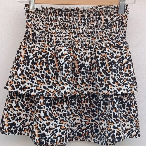 Leopard skirt Name It 11 years like new, black and brown