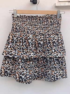 Leopard skirt Name It 11 years like new, black and brown
