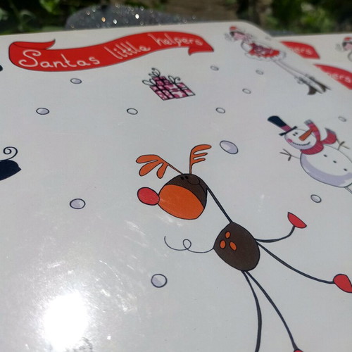 Christmas Placemats used, set of four
