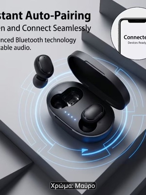 Wireless earbuds with LED display and touch, new