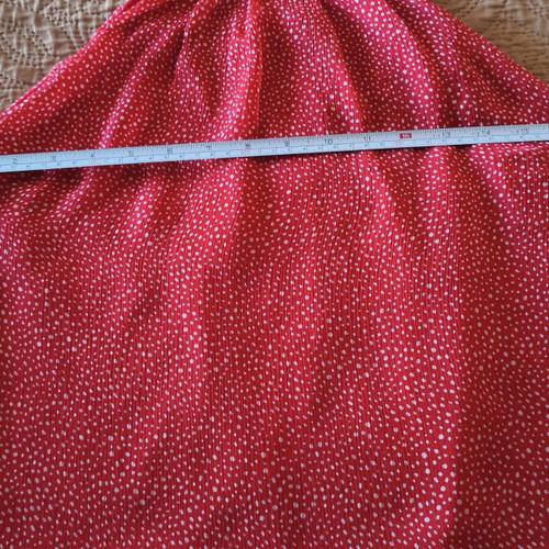 Caipirinha women's red polka dot top like new, size M