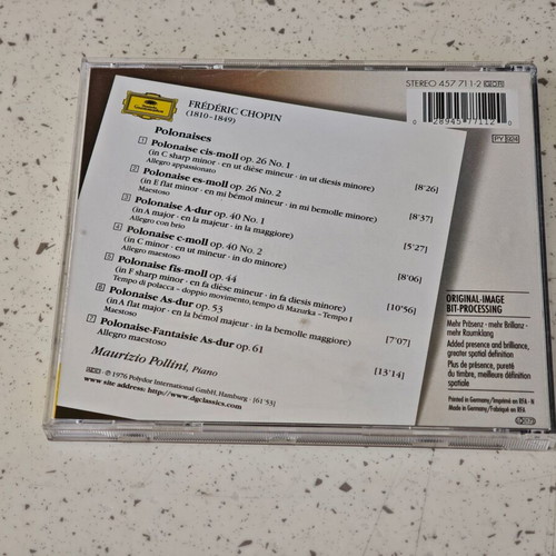 Chopin Polonaises Maurizio Pollini Deutsche Grammophon CD