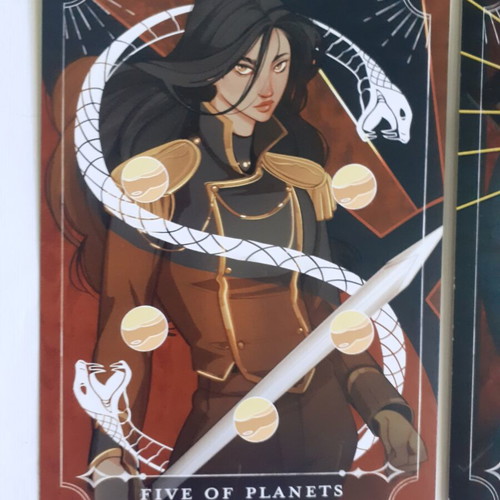 FairyLoot tarot card set like new, 7 cards