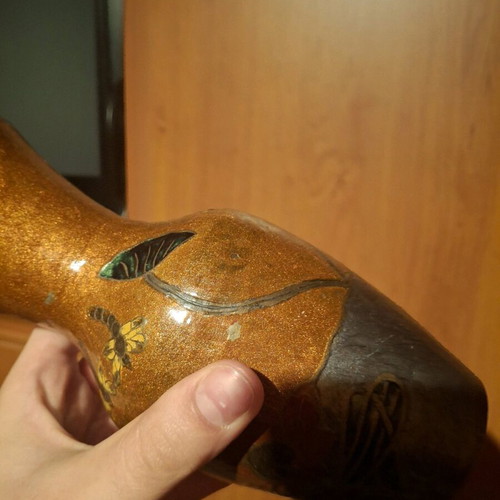 Decorative vase of Indian art handmade like new