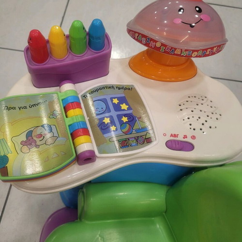 Fisher Price educational chair that speaks Greek, slightly used