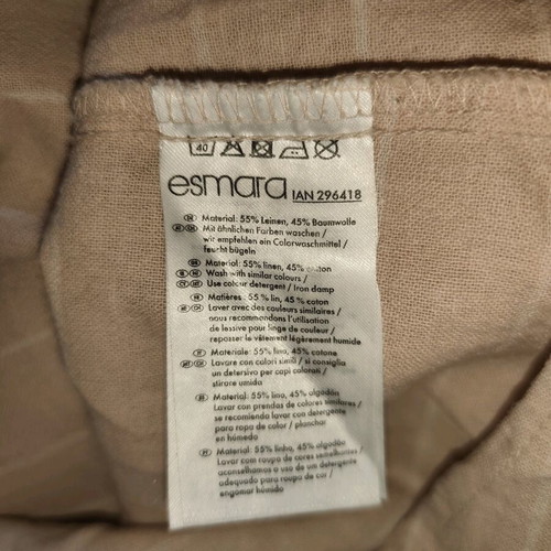 Esmara linen cotton dress size 36 like new, pink