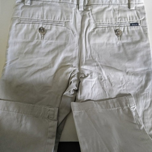 Ralph Lauren boys' pants 4 years, cotton, like new, light beige