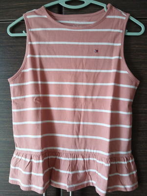 Tommy Hilfiger μπλούζα XS, ροζ και άσπρη