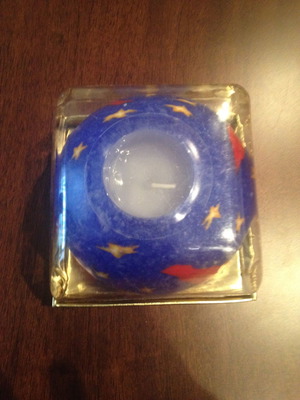 Christmas tealight candle holder new, unused