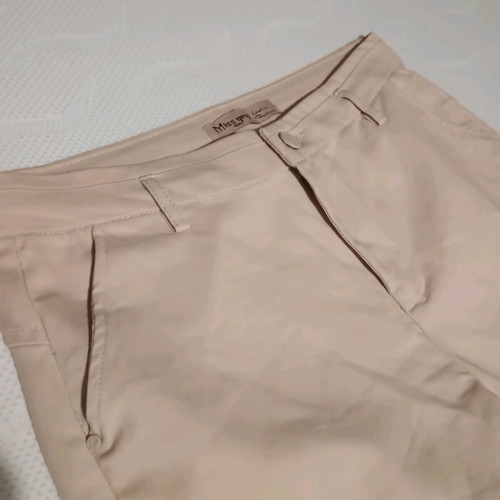 Miss Good NoM women's fabric pants like new, size M 38, beige