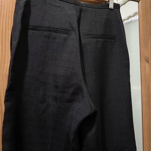 H&M black straight-leg pants like new, size S