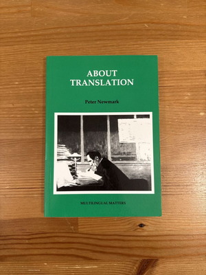 About Translation book like new, Peter Newmark, English