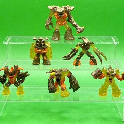 Gormiti Mythos Forest Tribe figures complete set used 6/6