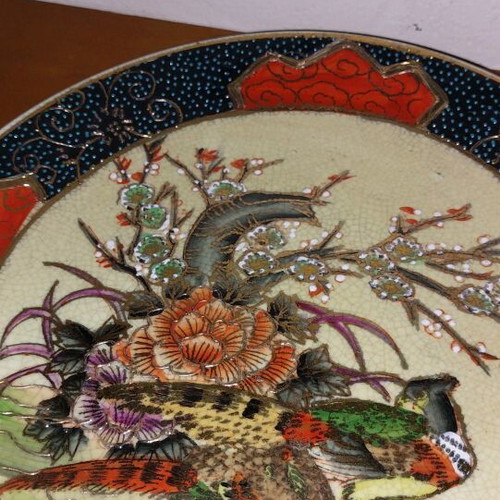 Satsuma decorative plates like new, set of 2