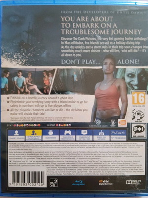 Dark Pictures: Man of Medan PS4 game like new