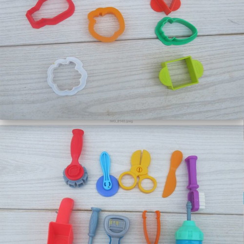 Play Doh Dentist Used With Cash Register And Kitchen Accessories