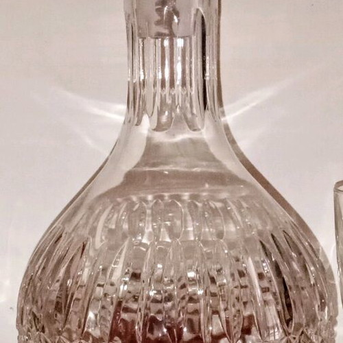 Crystal set for vintage 60s liqueur