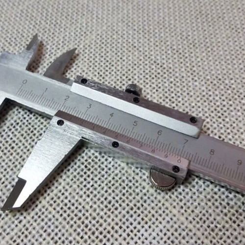 Vintage stainless steel caliper micrometer 20 cm used